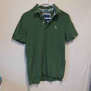 Abercrombie & Fitch Forest Green Polo Shirt